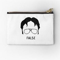 Dwight Schrute False Zipper Pouch