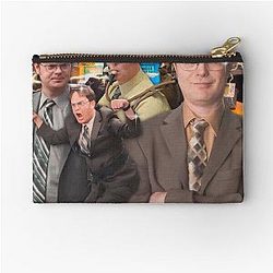 Vintage Dwight Schrute Zipper Pouch