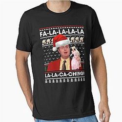 Fa La La La La La La - Ca Ching Dwight Schrute Office Xmas Ugly Christmas Essential T-Shirt