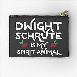 Dwight Schrute is my spirit animal. Zipper pouch