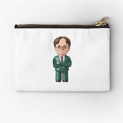 Adorable Dwight Schrute Bobblehead The Office Zipper Pouch