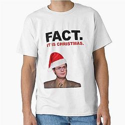 The Office Christmas Dwight Schrute It's Christmas Classic T-Shirt