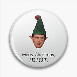 Dwight Schrute Christmas Pin