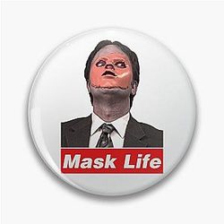 Dwight Schrute Skin Mask Life
