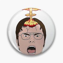 Dwight Schrute - The Office - Explosion Pin
