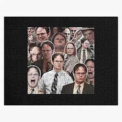 Dwight Schrute The Office Throw Pillow Jigsaw Puzzle