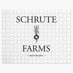 Dwight Schrute T-Shirt Shrute Farms Jigsaw Puzzle