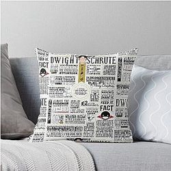 The Wise Words of Dwight Schrute Light Throw Pillow