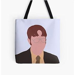 Dwight Schrute - Block Colour Print Tote Bag