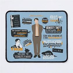The Office - Dwight Schrute Quotes Mouse Pad