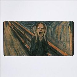 Dwight Schrute Scream Painting Desk