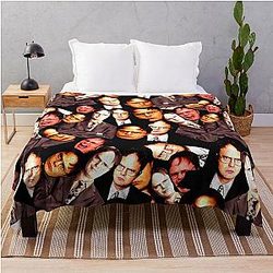 Dwight Schrute The Office Throw Blanket