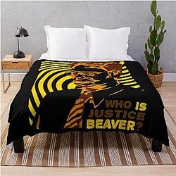 The Office Dwight Schrute: Who is Justice Beaver Throw Blanket