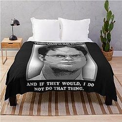Dwight Schrute T-Shirt 
Dwight Schrute Throw Blanket