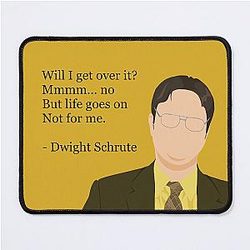 Dwight Schrute The Office Mouse Pad