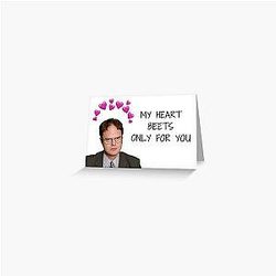 The Office Anniversary Birthday Gifts Greeting Card