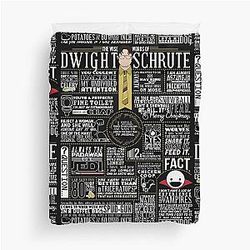 The Wise Word of Dwight Schrute Duvet Cover