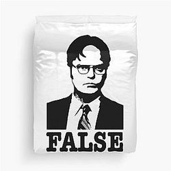 Dwight Schrute False Duvet Cover