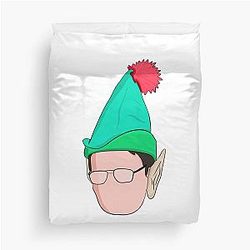 Dwight Schrute Christmas Duvet Cover