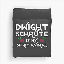 Dwight Schrute is my spirit animal duvet cover
