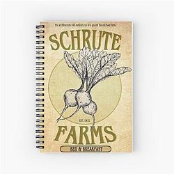 Schrute Farms Dwight Schrute Spiral Notebook