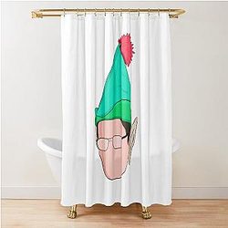 Dwight Schrute Christmas Shower Curtain