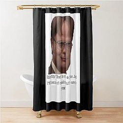 Dwight Schrute American The Office Shower Curtain