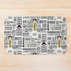 The Wise Word of Dwight Schrute Bath Mat