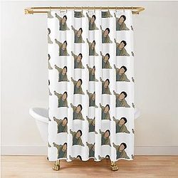 Dylan O'Brien Shower Curtain