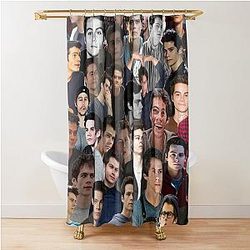 Dylan O'Brien Collage Shower Curtain