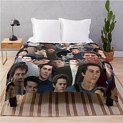 Dylan O'Brien College Throw Blanket