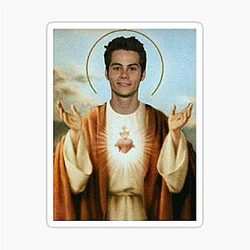 Dylan O'Brien Jesus Sticker