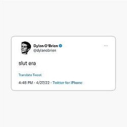 Dylan O'Brien Tweet Sticker Era
