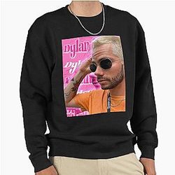 Blonde Dylan O'Brien Pink Pullover Sweatshirt