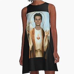 Dylan O'Brien Christ A-Line Dress