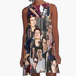 Dylan O'Brien Abstract A-Line Dress