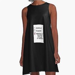 Mentally Dating Dylan O'Brien A Line Dress