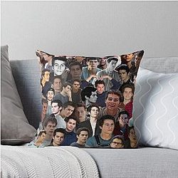 Dylan O'Brien College Throw Pillow