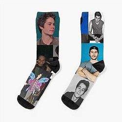 Dylan O'Brien Collage Socks