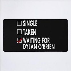 Waiting for Dylan O'Brien Desk Mat