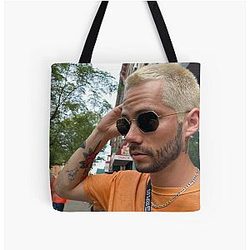 Blonde Dylan O'Brien All Over Tote Bag