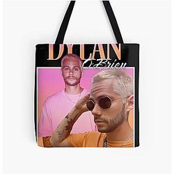 Dylan O'Brien Retro All Print Tote Bag