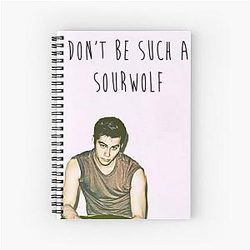 Dylan O'Brien Teen Wolf Spiral Notebook