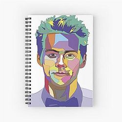 Dylan O'Brien Spiral Notebook
