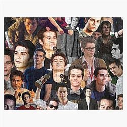 Dylan O'Brien Abstract Seamless Collage Pattern Puzzle