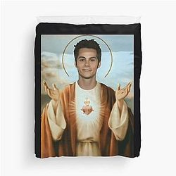 Dylan O'Brien Jesus Duvet Cover