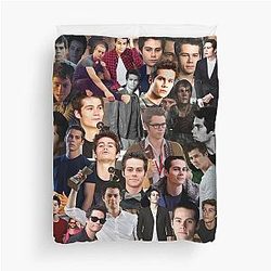 Dylan O'Brien Abstract Collage Pattern Duvet Cover