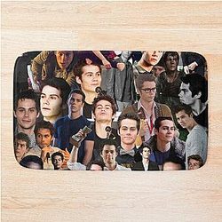 Dylan O'Brien Abstract Collage Pattern Bath Mat