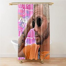 Blonde Dylan O'Brien Groovy Shower Curtain