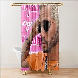 Blonde Dylan O'Brien Shower Curtain